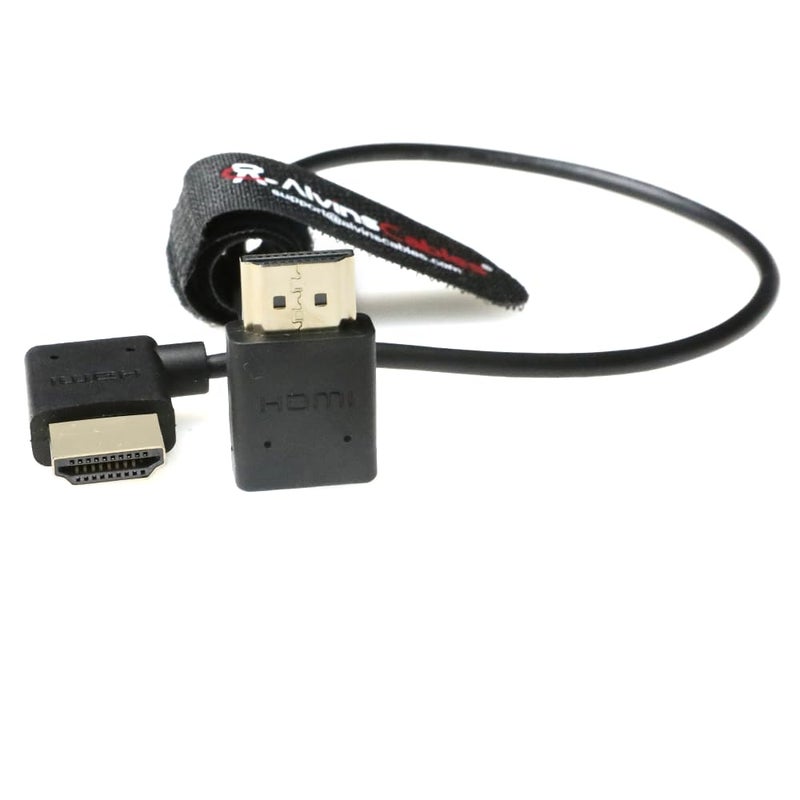 Alvin's Cables 8K 2.1 HDMI Cable for Atomos Ninja, 8K@60Hz 4K@120Hz High-Speed HDMI Cable for Z CAM, Feelworld, for Sony FS5 FS7 FX9, for Canon C300 C500 Up to Right Angle 30cm|11.8in - Image 4